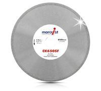 Marcrist CK650SF Diamond Tile Cutting Disc 200mm x 25.4mm - Continuous Rim Diamond Cutting Disc for Tile Saw - Ceramic, Porcelain, Granite & Natural Stone Tile - Wet Cutting Only (28614)