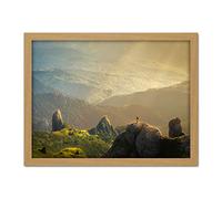 Marcu Unspoilt Wilderness Ciucas Peak Romania Photo Artwork Framed Wall Art Print 18X24 Inch