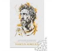 Marcus Aurelius 1000-Piece Jigsaw Puzzle for Adults, 38x26cm/1000pcs, Relaxing Indoor Activity, Weekend Downtime And Time at Home