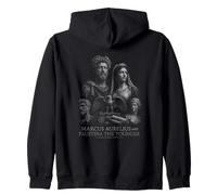 Marcus Aurelius And Faustina The Younger Zip Hoodie