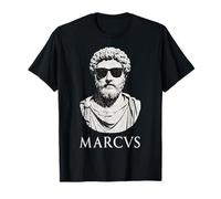 Marcus Aurelius Bust Stoic Philosophy Memento Mori Amor Fati T-Shirt