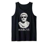Marcus Aurelius Bust Stoic Philosophy Memento Mori Amor Fati Tank Top
