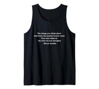 Marcus Aurelius Mind Soul Stoic Quote Tank Top