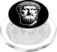 Marcus Aurelius Philosopher Statue Blackwork PopSockets PopGrip for MagSafe