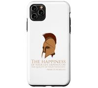 Marcus Aurelius Quote On Happness - Ancient Roman Philosophy Case for iPhone 11 Pro Max