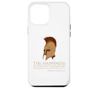 Marcus Aurelius Quote On Happness - Ancient Roman Philosophy Case for iPhone 12 Pro Max