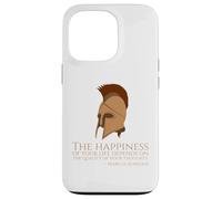 Marcus Aurelius Quote On Happness - Ancient Roman Philosophy Case for iPhone 13 Pro