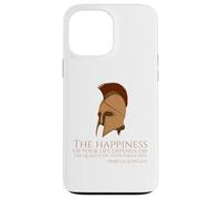 Marcus Aurelius Quote On Happness - Ancient Roman Philosophy Case for iPhone 13 Pro Max