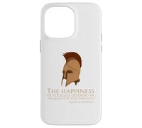 Marcus Aurelius Quote On Happness - Ancient Roman Philosophy Case for iPhone 14 Pro Max
