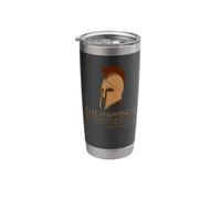 Marcus Aurelius Quote On Happness - Ancient Roman Philosophy Stainless Steel Insulated Tumbler