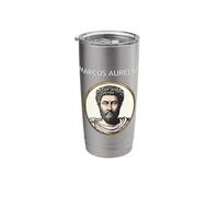 Marcus Aurelius Roman Emperor Stoic Philosopher Stainless Steel Insulated Tumbler