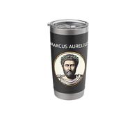 Marcus Aurelius Roman Emperor Stoic Philosopher Stainless Steel Insulated Tumbler