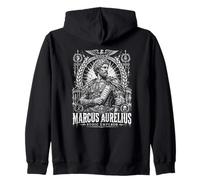 Marcus Aurelius Stoic Emperor Roman Philosophy Zip Hoodie