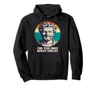Marcus Aurelius Stoic Philosopher Pullover Hoodie