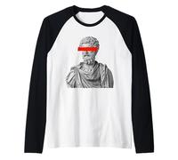 Marcus Aurelius Stoic Philosopher Raglan Baseball Tee