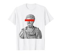 Marcus Aurelius Stoic Philosopher Value Graphic T-Shirt, Men, White, L
