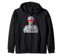 Marcus Aurelius Stoic Philosopher Zip Hoodie