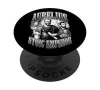 Marcus Aurelius Stoic Philosophy Emperor Vintage Bootleg PopSockets Adhesive PopGrip
