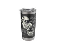 Marcus Aurelius Stoic Philosophy Novel Philosopher Quote Stainless Steel Insulated Tumbler