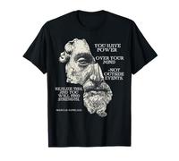 Marcus Aurelius Stoic Philosophy Novel Philosopher Quote T-Shirt