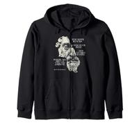 Marcus Aurelius Stoic Philosophy Novel Philosopher Quote Zip Hoodie
