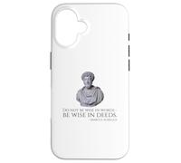 Marcus Aurelius - Stoic Philosophy Quote On Being Wise Case for iPhone 16