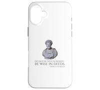 Marcus Aurelius - Stoic Philosophy Quote On Being Wise Case for iPhone 16 Plus