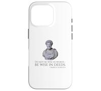 Marcus Aurelius - Stoic Philosophy Quote On Being Wise Case for iPhone 16 Pro