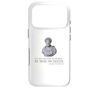 Marcus Aurelius - Stoic Philosophy Quote On Being Wise Case for iPhone 17 Pro