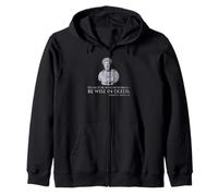 Marcus Aurelius - Stoic Philosophy Quote On Being Wise Zip Hoodie