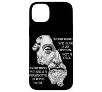 Marcus Aurelius Stoic Philosophy Roman Philosopher's Quote Case for iPhone 14 Plus