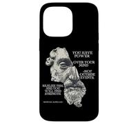 Marcus Aurelius Stoic Philosophy Roman Philosopher's Quote Case for iPhone 14 Pro Max