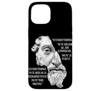 Marcus Aurelius Stoic Philosophy Roman Philosopher's Quote Case for iPhone 15