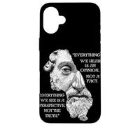 Marcus Aurelius Stoic Philosophy Roman Philosopher's Quote Case for iPhone 16 Plus