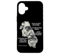 Marcus Aurelius Stoic Philosophy Roman Philosopher's Quote Case for iPhone 16 Plus