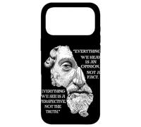Marcus Aurelius Stoic Philosophy Roman Philosopher's Quote Case for iPhone 17 Pro Max