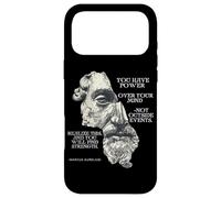 Marcus Aurelius Stoic Philosophy Roman Philosopher's Quote Case for iPhone 17 Pro Max