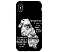 Marcus Aurelius Stoic Philosophy Roman Philosopher's Quote Case for iPhone X/XS