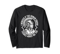Marcus Aurelius Stoicism and Four Pillars of Daily Wisdom Long Sleeve T-Shirt