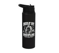 Marcus Aurelius Stoicism Gym Bodybuilding Discipline Stainless Steel Insulated Water Bottle