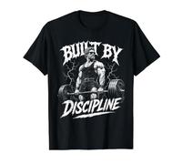 Marcus Aurelius Stoicism Gym Bodybuilding Discipline Value Graphic T-Shirt, Men, Black, XL