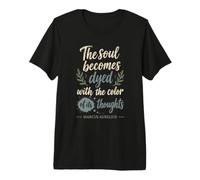 Marcus Aurelius Stoicism Mindset Quote Positive Thoughts Premium T-Shirt