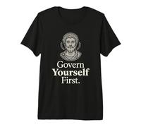 Marcus Aurelius Stoicism Stoic Philosophy Roman Philosopher Premium T-Shirt