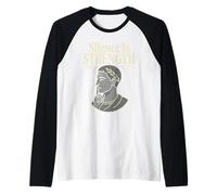 Marcus Aurelius Stoicism Stoic Philosophy Roman Philosopher Raglan Baseball Tee