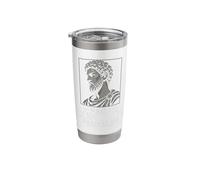 Marcus Aurelius Stoicism Stoic Philosophy Roman Philosopher Stainless Steel Insulated Tumbler