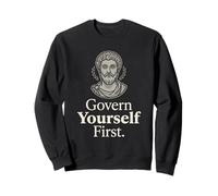 Marcus Aurelius Stoicism Stoic Philosophy Roman Philosopher Sweatshirt