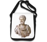 Marcus Aurelius Western Roman Empire Bust Shoulder Bag White