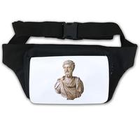 Marcus Aurelius Western Roman Empire Bust Waist Bag Fanny Pack White