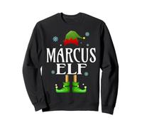 MARCUS Elf Xmas Funny Men's Family Matching Christmas MARCUS Sweatshirt