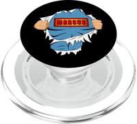 Marcus First Name Superhero PopSockets PopGrip for MagSafe